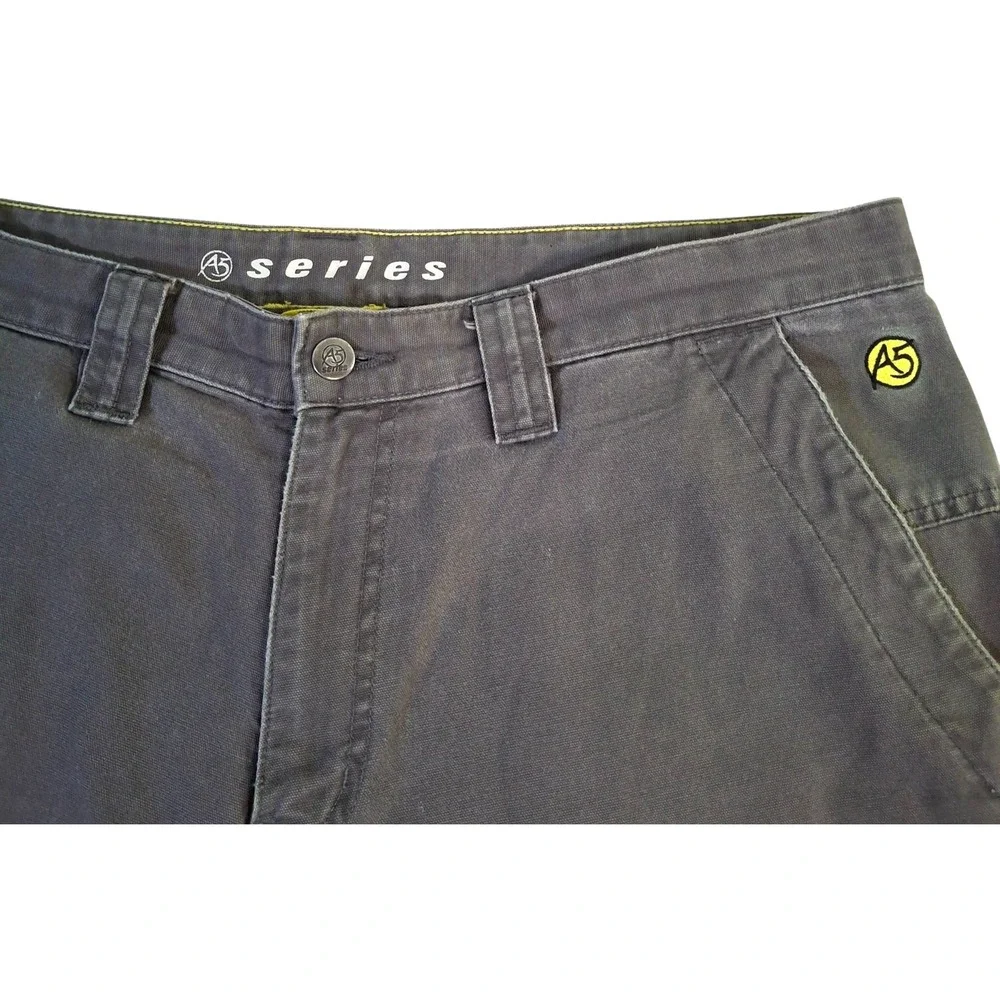 Vintage The North Face A5 Series Double-knee Work Pants Men's 38x29 Tan Canvas